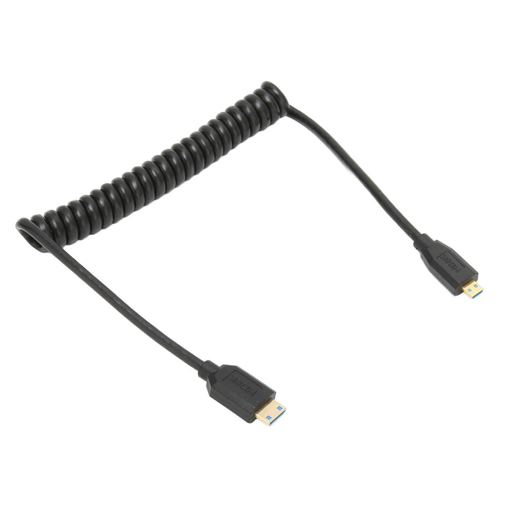 Micro To Mini HD Multimedia Interface Cable 8K HD HD Multimedia Interface Cord for TV Monitors Projectors