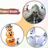 Halloween Inflatables Tombstone Props 5.91ft LED Light for Lawn Garden Yard
