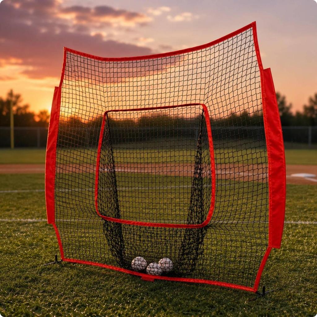 Target Zone Net Central Opening Sports Gear Tear-Resistant