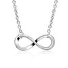 Korean 8-Shaped Pendant Clavicle Necklace