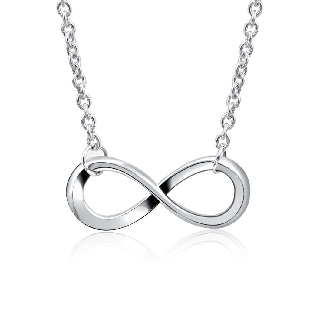 Korean 8-Shaped Pendant Clavicle Necklace