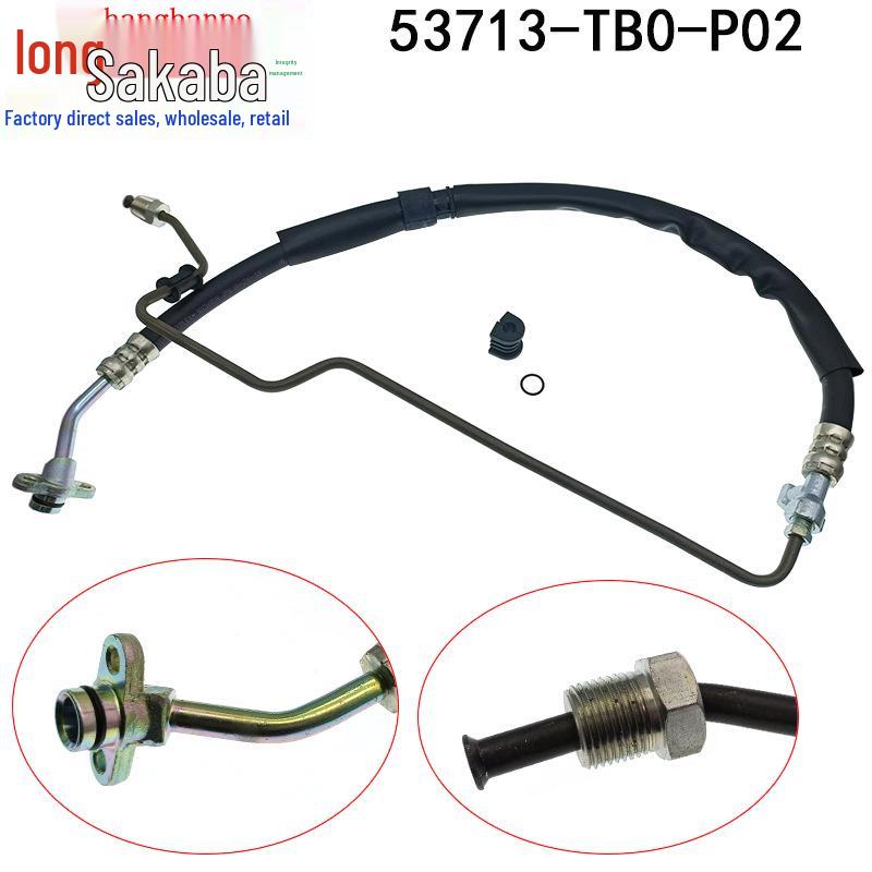 53713-TB0-P02 Fits Honda Accord Crosstour's Power Steering High-pressure Hose 53713-TB0-P03.