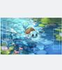 Chibi Dinosaur Mouse Pad Large Desk Mat with Card Layout for TCG Players