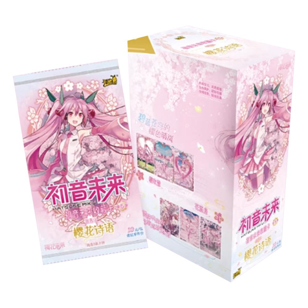 KAYOU Genuine Hatsune Miku Card Charm First Sight Bag Dreamy Sweetheart Princess Collection Card Toys Gifts