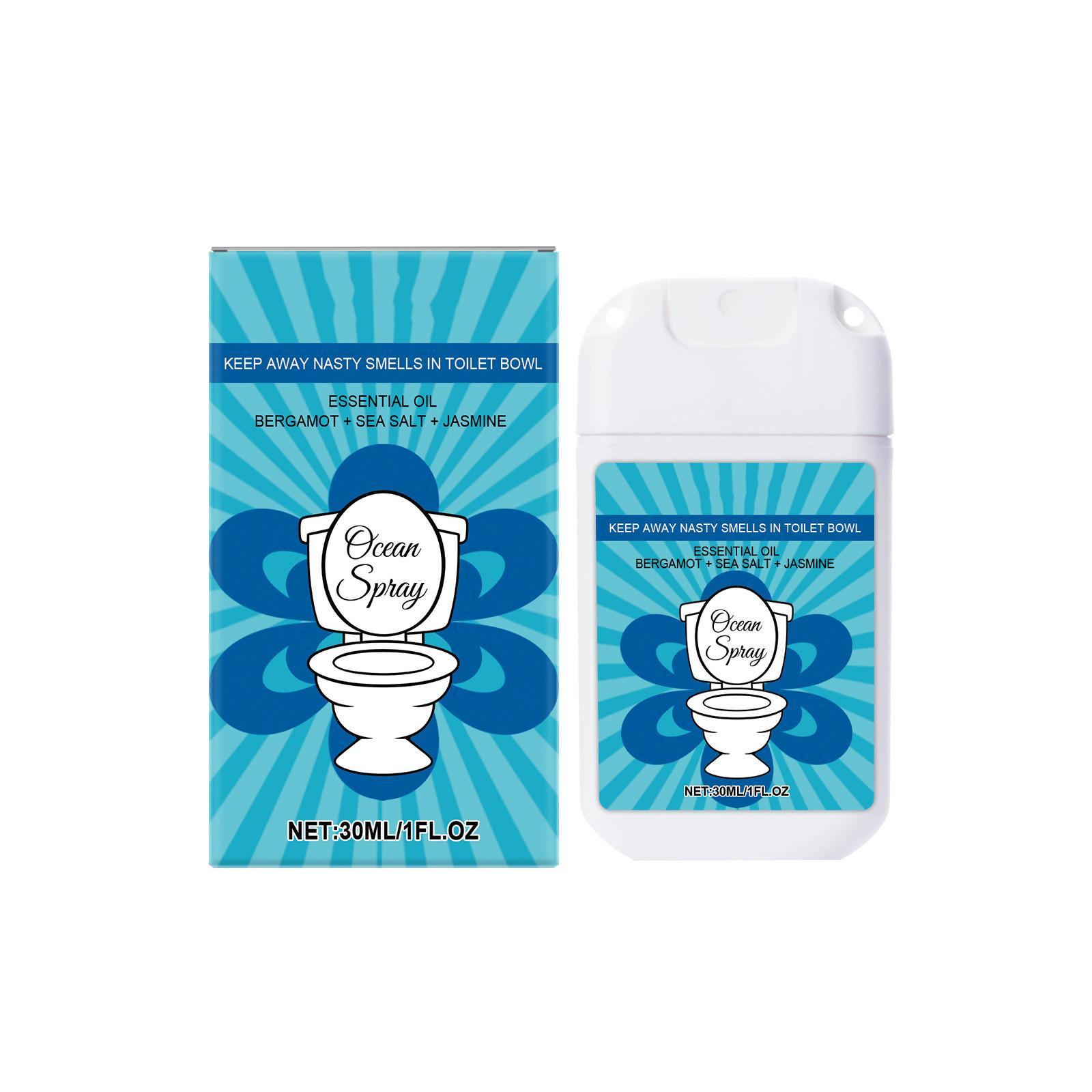 

Портативный туалетный спрей эффективно устраняет запахи и сохраняет свежесть. Подходит для самолетов, отелей и офисов, 30 мл One Size синий