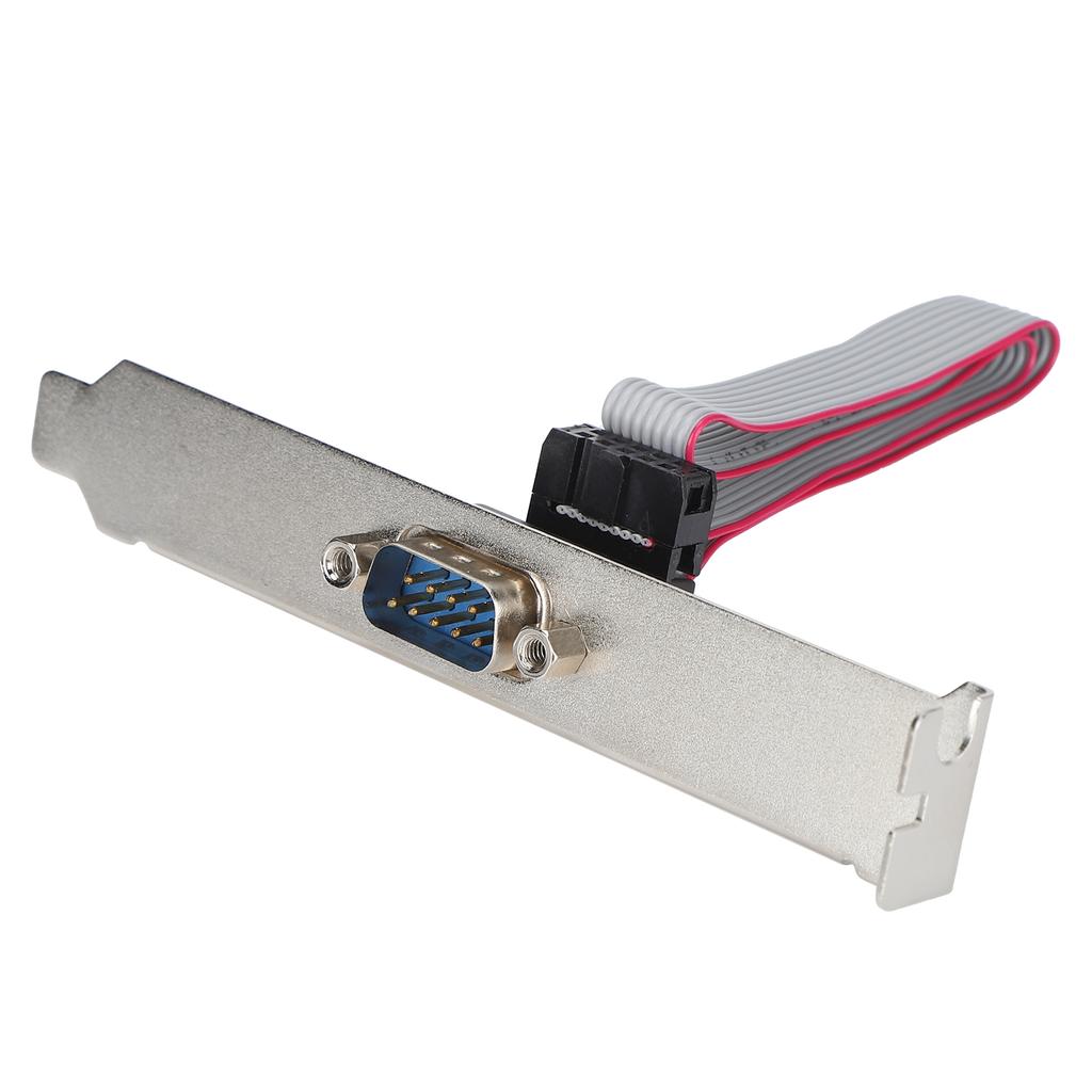 Serial Port Adapter Baffle Stable Good Compatibility 9‑pin Connector Serial Port Header for Adding A 9‑pin COM Port