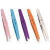 High-Quality Eyebrow Tweezer Colorful Hair Beauty Fine Hairs Puller Stainless Steel Slanted Eye Brow Clips Removal Makeup Tools