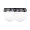 Universal 3-Snap Motorbike Helmet Visor Front Flip Up Wind Shield Len Sunglasses