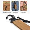 Belt Clip Camping Accessories Quickdraw Carabiner Holder Hooks Webbing Backpack Strap Water Bottle Hanger