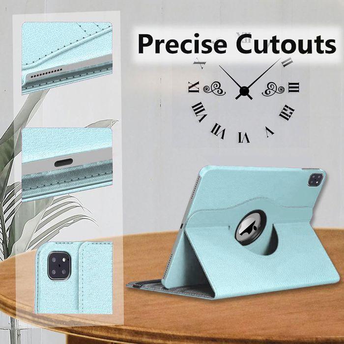 Protective Case - BOOLING - for iPad Pro 11 Inch - Rotating Stand - Blue - Synthetic Leather