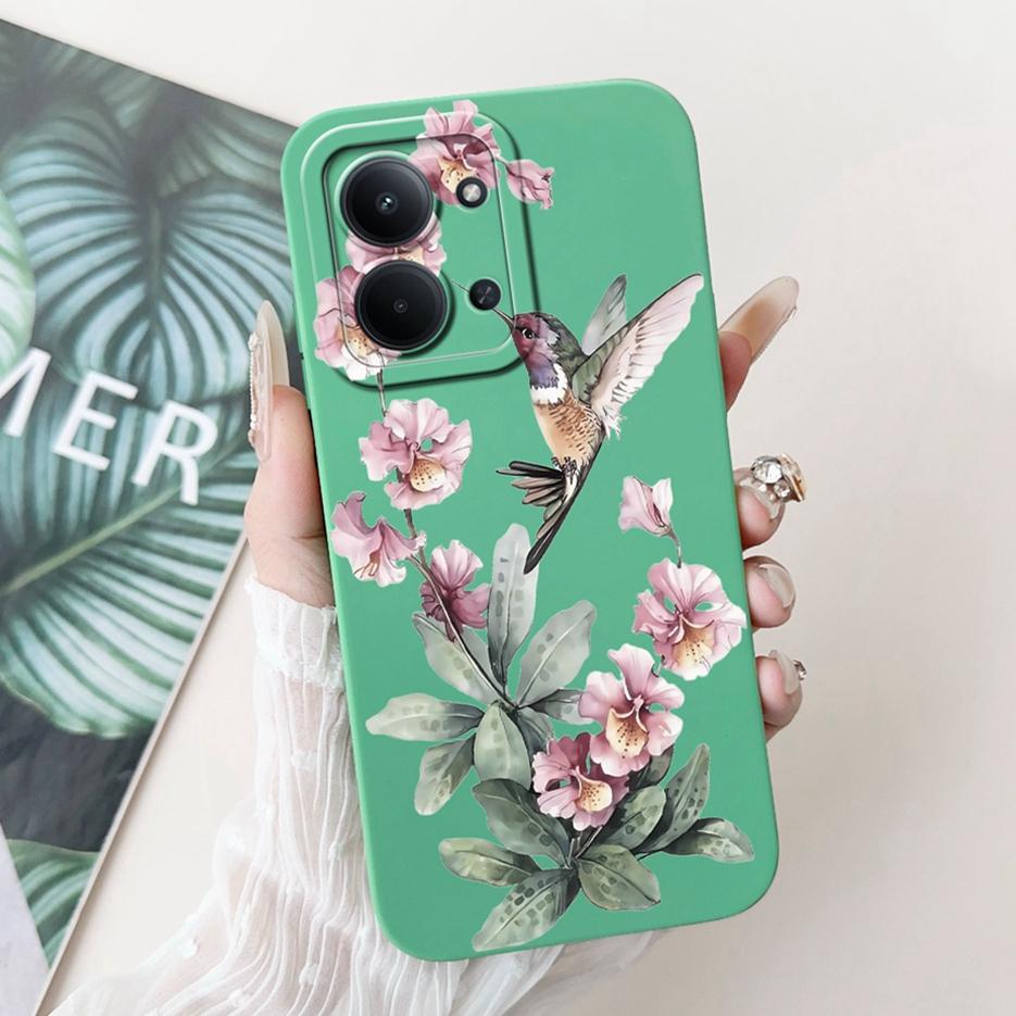 Für Xiaomi Redmi 15C 4G Hülle PocoC85 Niedliche Katze Blume Bemalte Abdeckung Weiche Silikon Handyhülle Für Xiaomi Poco C85 Redmi15C 4G Taschen