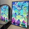 D-Deltarune Hra Anime Plakáty Lepicí Bílá Papírová Samolepka DIY Pokoj Bar Kavárna Kawaii Dekorace Pokojů
