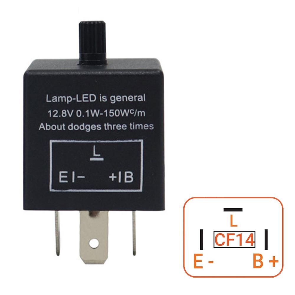Universal 12V 3 Pin CF-14 JL-02 Motorrad LED Blinker Blinker Relais Automobil Blinker Licht Relais Motorrad Schalter