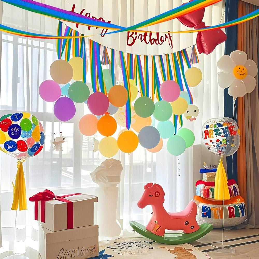 10Rolls Colorful Crepe Tissue Paper Roll DIY Decoration Crepe Paper Streamers  Ceremony Decoration