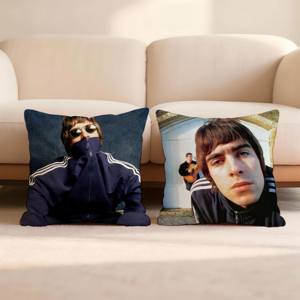 Federa Cuscino Cantante L-Liam G-Gallagher per Casa & Auto, Copricuscino Multiuso - Reversibile, Morbida & Resistente per Uso Quotidiano