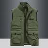Spring and Autumn New Vest Men's Soil Outdoor Leisure Middle-aged and Young People Vest Vest Vest Vest Sports Jacket