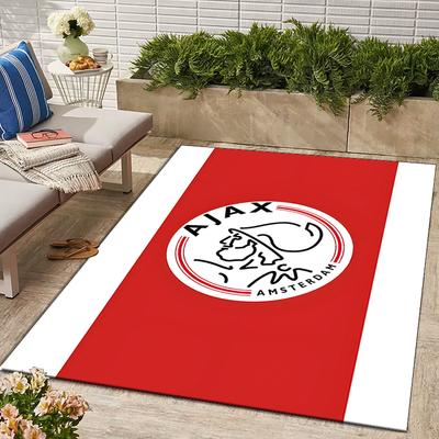 Ajax FC Design Area Rug - Non-Slip, Soft & Cozy Floor Mat for Living Room, Bedroom, Office - Indoor/Outdoor Decorative Carpet
