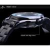 Forsining Men's Fashion Casual Steel Band Dragon Watch Hollow Out Waterproof Mechanical Watch