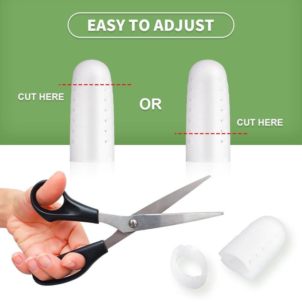 Защитный чехол для пальцев ног белый — фото 5