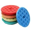 5/6 Inch Beveled Edge Triangle Pattern Sponge Polishing Pad for Car Detailing and Scratch Repair