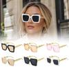 Fashion Accessory Oversized Square Vintage Sunglasses Cat Eye Rectangle Frame Big Sun Glasses Sun Protection Shades Photo Props