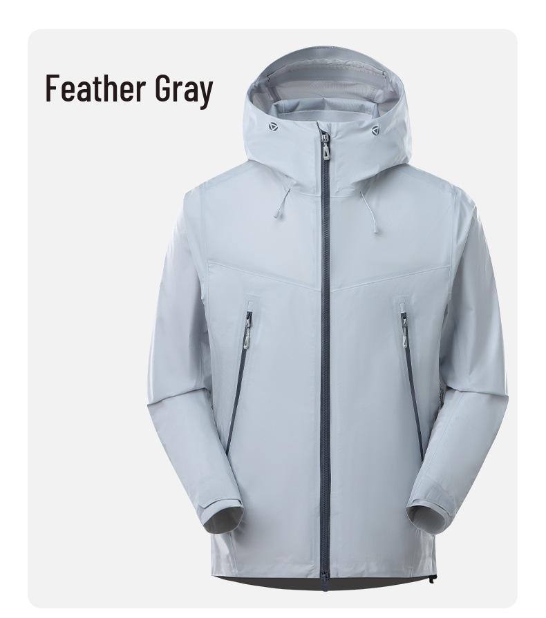 Unisex Outdoor Waterproof Windproof Jacket - Lightweight Hard Shell, Long Sleeve Mountaineering Outerwear