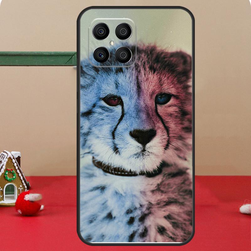 Cheetah Panther Snow Cheetah Case For Honor Magic 7 Lite 6 8 Pro Honor 400 200 70 90 X8c X8b X9a X9b X9c X9d Win RT Cover
