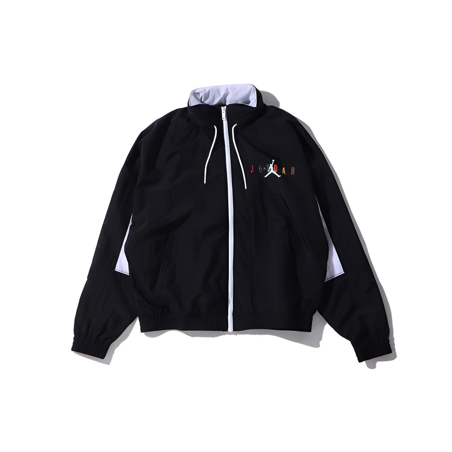 Air Jordan Sport DNA Colorblock Jacket Black White Men s CD5748-010 XXL