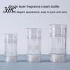 Leerer Deodorantstick 10 Stück 15/30/50G Behälter DIY Sonnencreme Nachfüllbare Flasche Wiederverwendbarer Balsam-Tiegel Drehverschluss Unten Befüllbar Kunststoff Kosmetisch