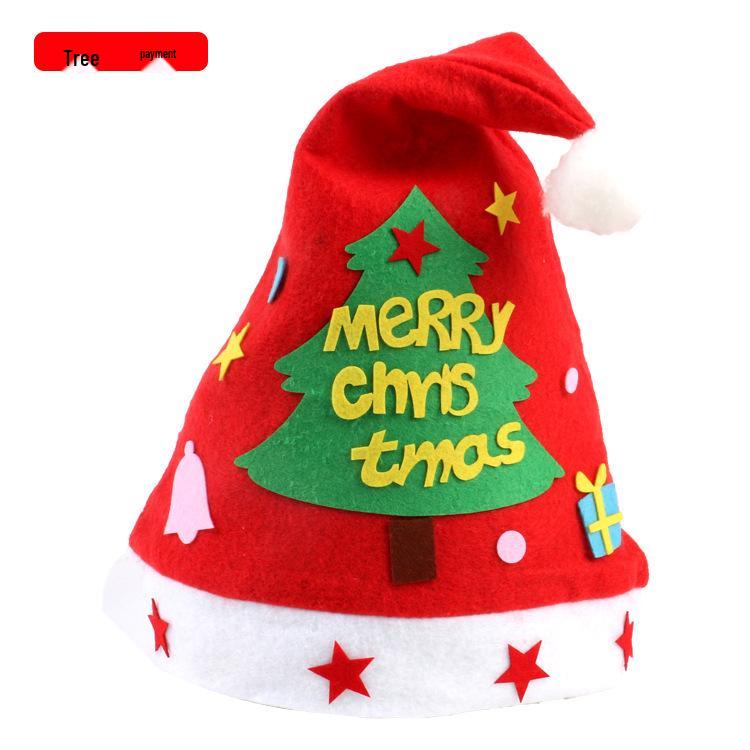 Christmas DIY Non-Woven Hat Kit for Kids: Craft Your Own Festive Hat