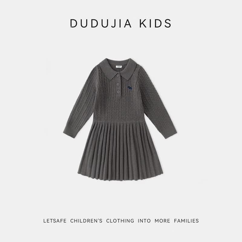 Dudu's Home Girls' Fashion Knit Dress