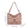 Korean Style PU Underarm Bag Large Capacity Shoulder Bag Portable Multi-Pouch Tote Bag  Girls