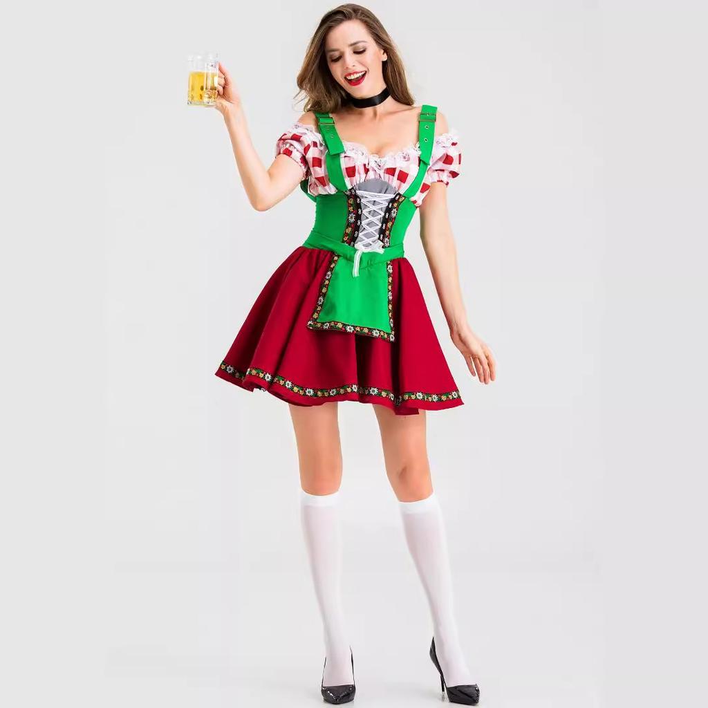 Sexy Oktoberfest Costume, German Munich Holiday Party Costume, Bar Dance Maid Beer Costume
