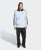 ADIDAS 3-Stripe Rugby Long Sleeve Polo - Crystal Sky / Ke2445