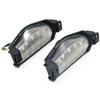 2Pcs Car LED License Plate Lights Rear Number Lamp For Mazda3 09-13 Mazda 2 11-13 Error Free Canbus 18smd White Auto Accessories