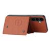 Applicable to Samsung S24 FE mobile phone case A56 double buckle card car magnetic bracket anti-drop protective cover A06