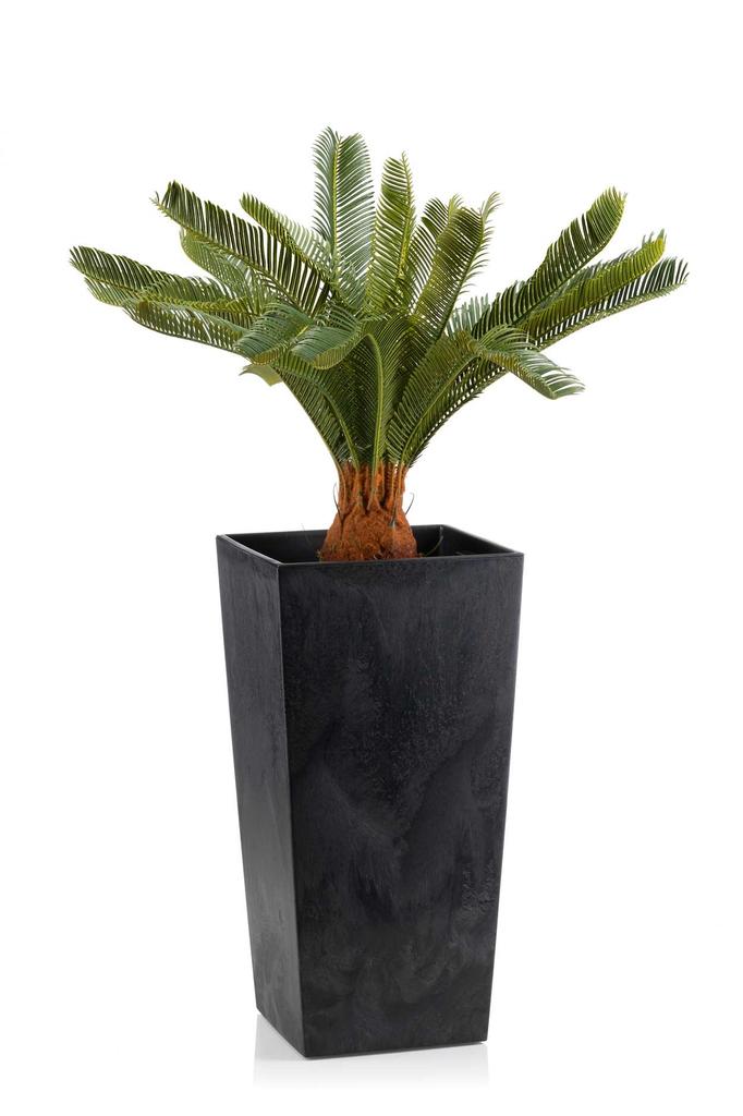 Donica Porto Czarny Beton H46X25X25 Cm