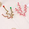 Set of 6 Christmas Bells Branch Decoration Elegant Christmas Bells Ornament In Candy Hues for Yuletide Decoration