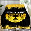 1PC Beitar Jerusalem Football Club Printed Soft Flannel Blanket Throw for Adult Bedroom Living Room Sofa Camping Travel Fan gifts Christmas Gifts