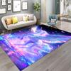 Magical Unicorn Print Kids Carpet For Girls Room Nursery Decor Play Mat Soft Living Room Bedside Rug Machine Washable Floor Mat