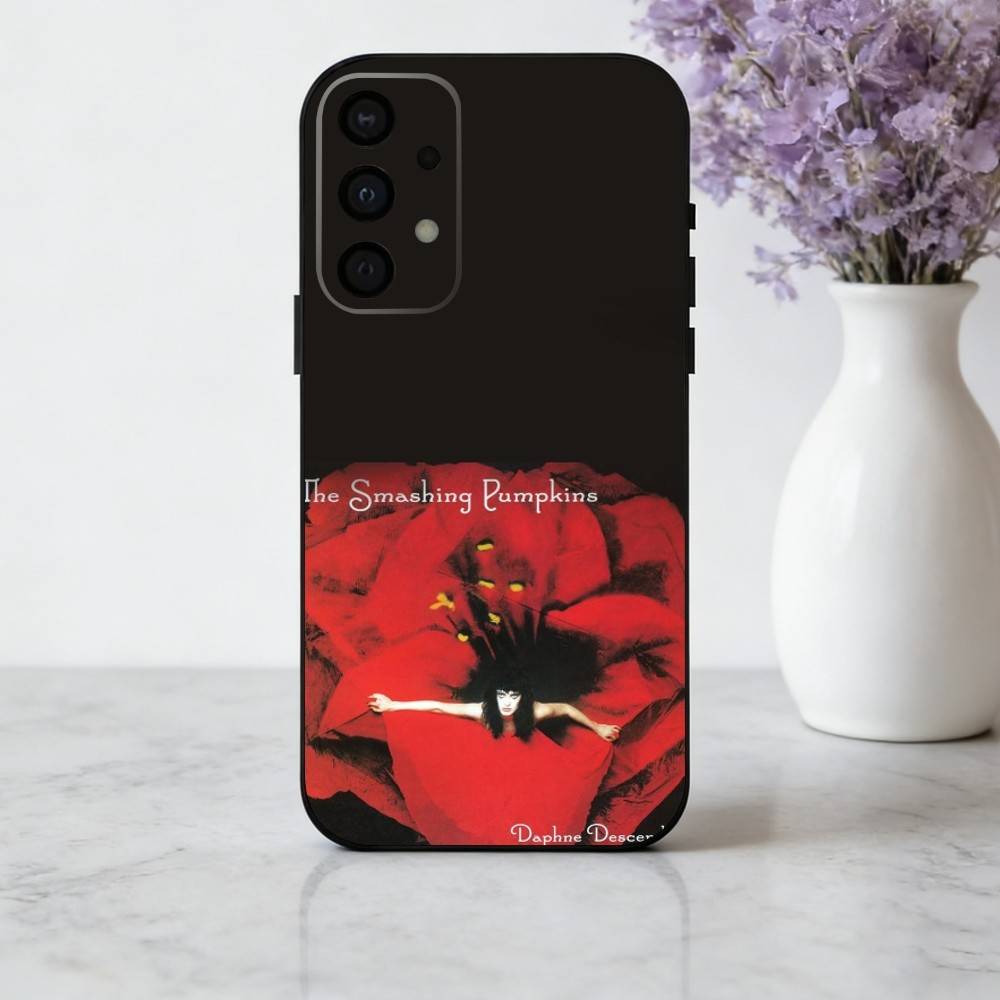 Rockin S-Smashing P-Pumpkins Band Phone Case For Samsung Galaxy A73,A72,A71,A70,A53,A52,A51,Others Soft Black Cover