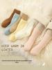 Cozy Fleece-Lined Winter Children's Over-the-Knee Socks - Thick, Warm, Anti-Pilling Candy Color
