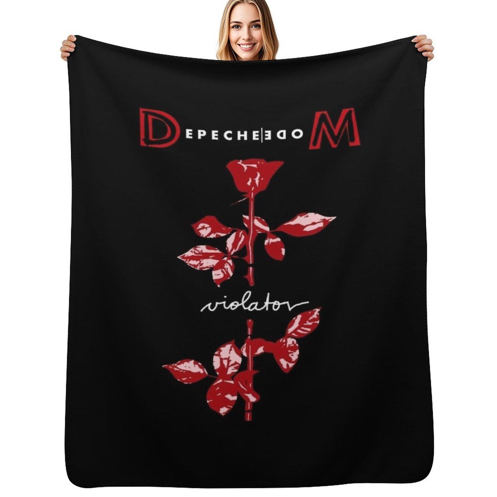 Violator....**Depeche-mode**Depeche-mode**Depeche-mode**Depeche-mode**Depeche-mode** Плюшевое одеяло-плед для малышей Одеяла Size: 75*100cm, Weight: 230 GSM