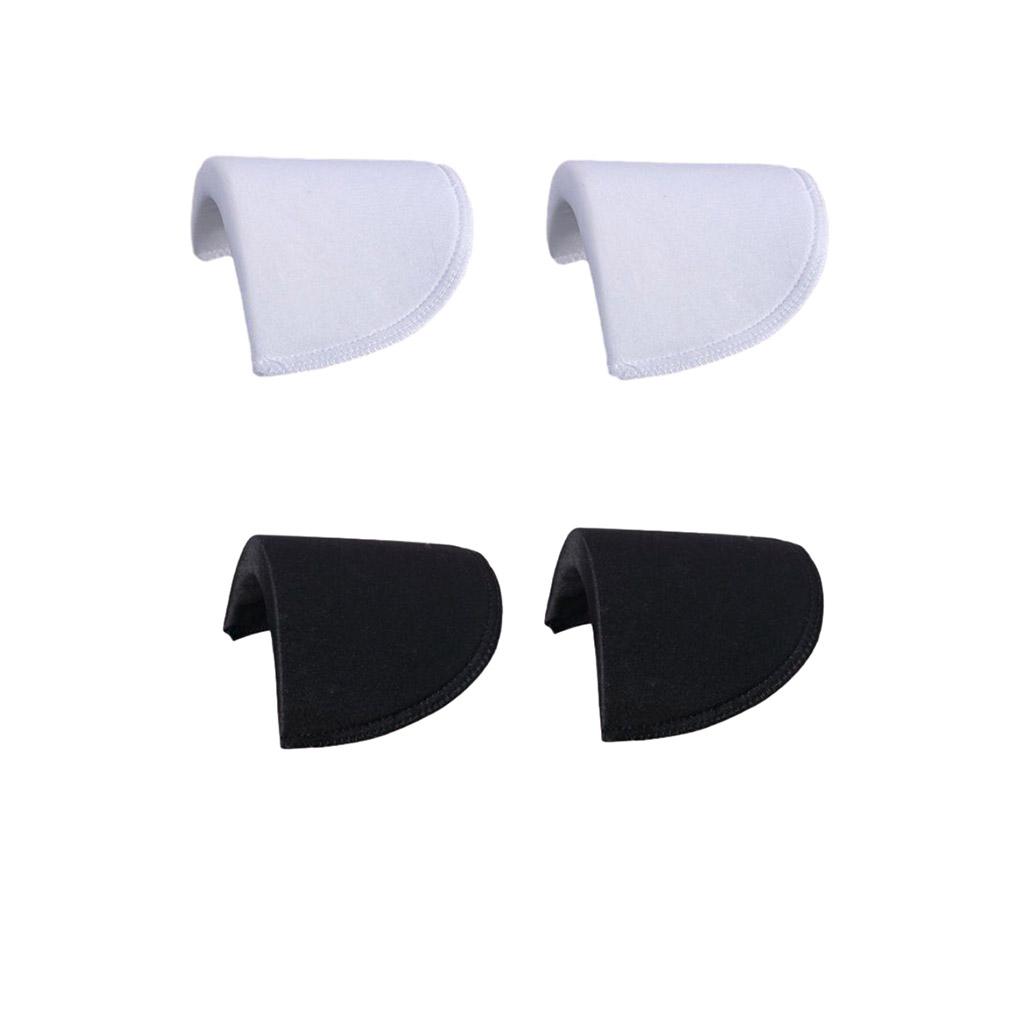4pcs Shoulder Pads Replacement Sponge Inner Padding Suit Nonslip Sewing Lining Pads Dresses Costumes Accessories