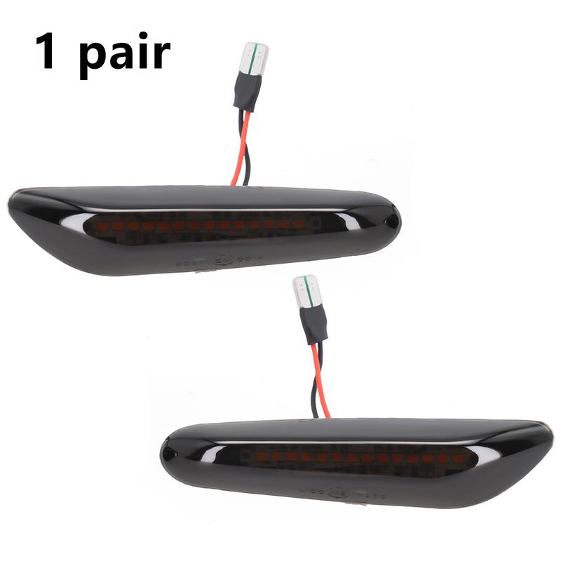 Upgrade Your For BMW's Turn Signal Lights with Yellow LED Sequential Side Marker Lights Reliable and Long Lasting
