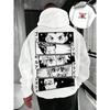 Men's Clothing Autumn Winter Hoodies Japanese Anime HUNTER×HUNTER HoodedSweatshirt Y2K Oversized Pure Cotton Clothes Sportswear