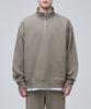 Musinsa Standard Oversized Half Zip Sweatshirt [Dusty Beige]
