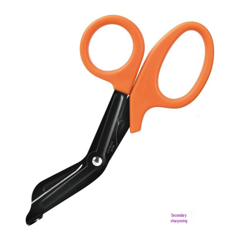 7.5-Inch Stainless Steel EMT Bandage and Gauze Scissors with Angled Tip