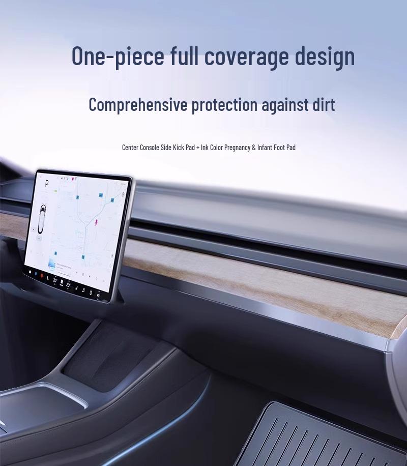 Right-Hand Drive Tesla Model Y/3 Refresh Foot Pad Carpet for Hong Kong - Front & Rear Trunk