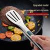 304 Edelstahl Küchenzange für Steak, Pfannkuchen, BBQ, Backen und Gemüse